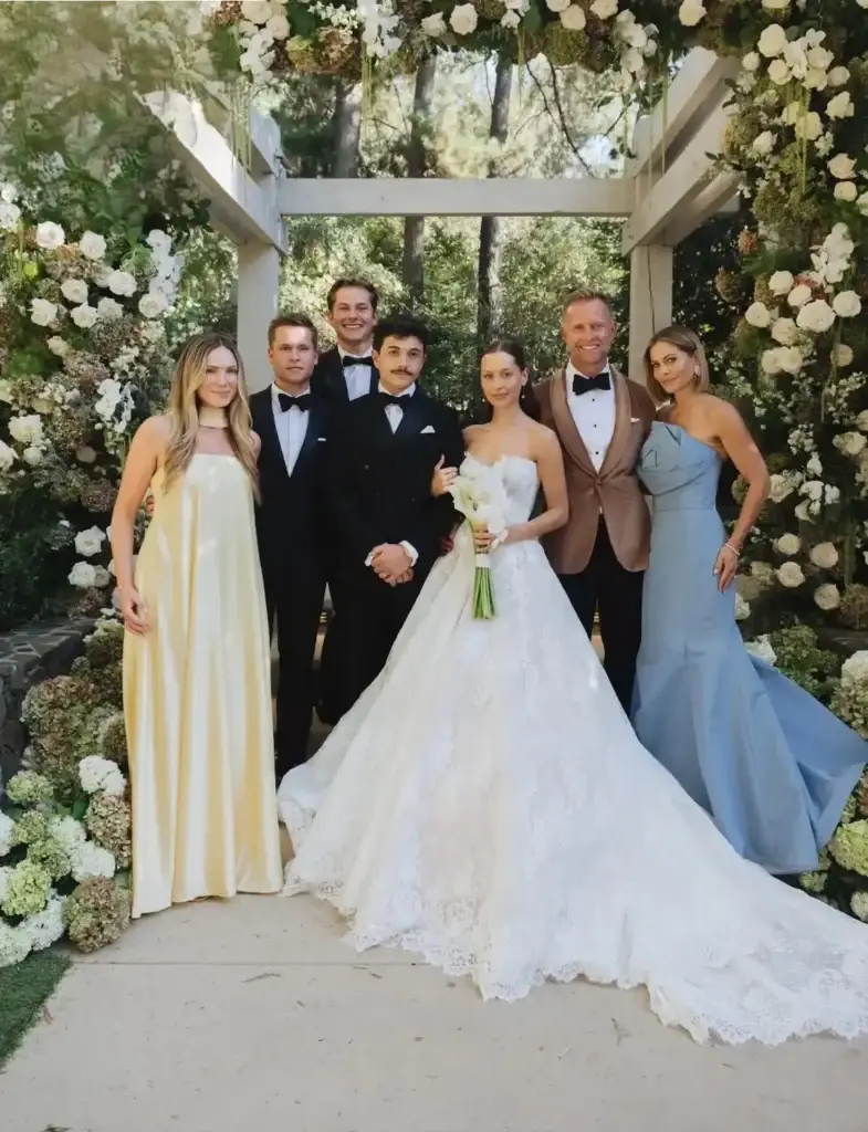 Bradley-Steven-Perry-and-Natasha-Bure-with-family.