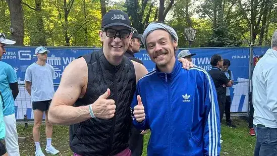 Harry Styles sets a new personal record when he completes the 2025 Berlin Marathon in less than three hours