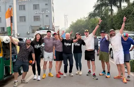 Richard Branson During Visit To India