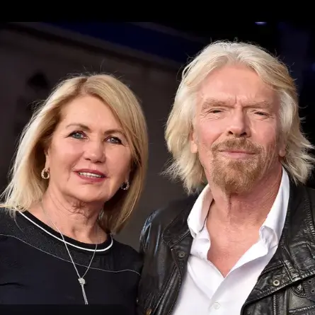 Richard Branson With Wife Joan Templeman