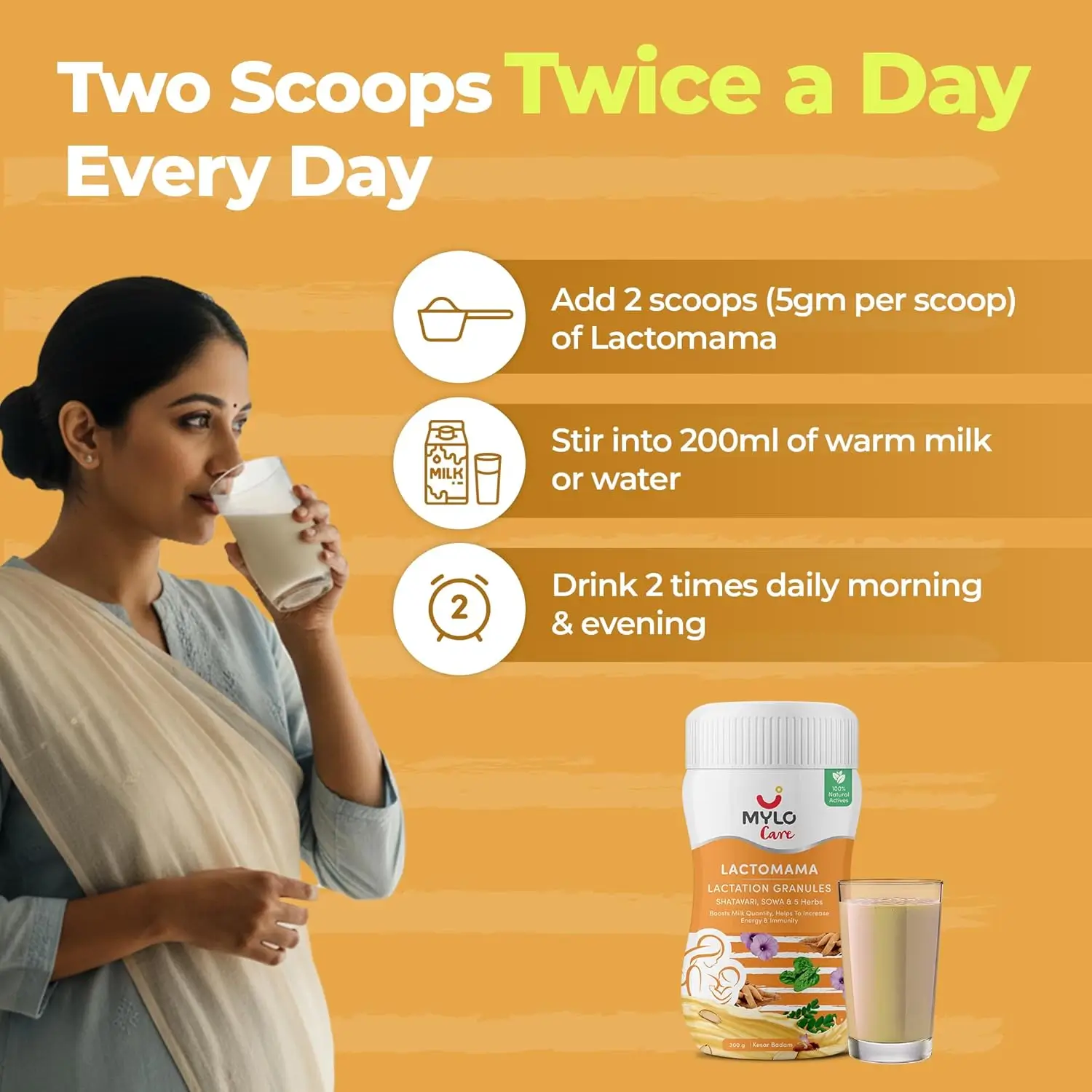 Made with 100% natural ingredients, free from chemicals