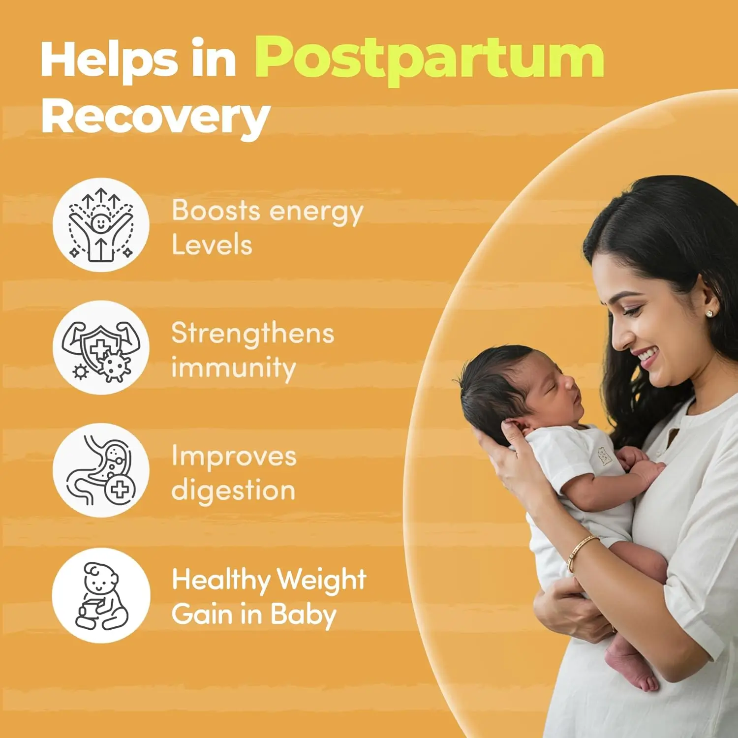 Tested for quality and safety to ensure peace of mind for new mothers