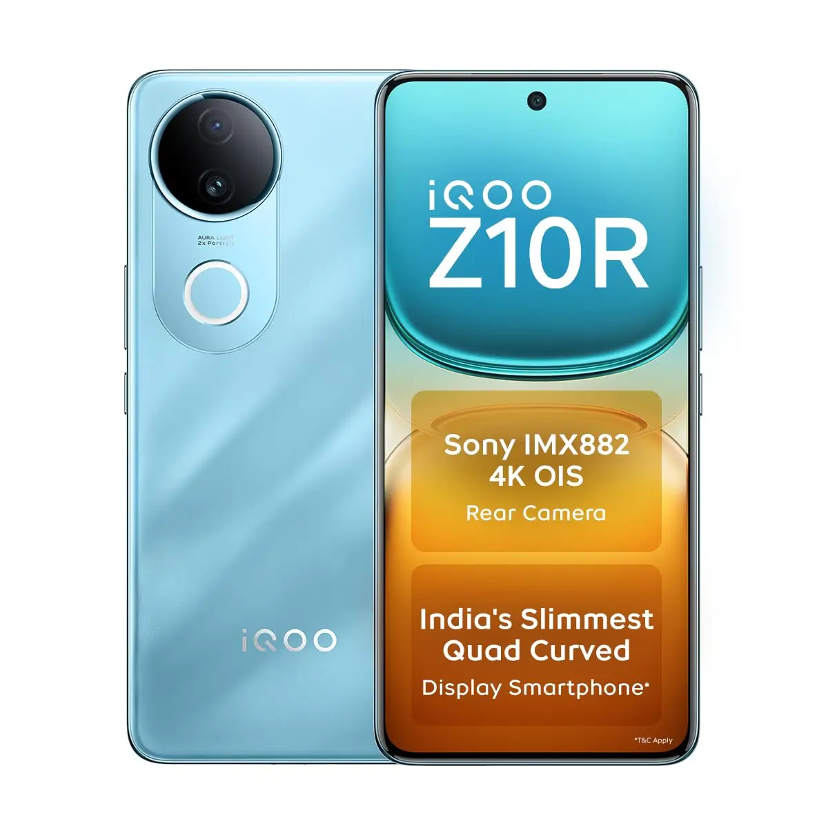 iQOO Z10R 5G (Aquamarine, 8GB RAM, 256GB Storage