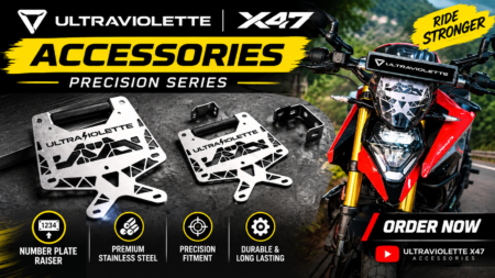 Ultraviolette X47 Mobile Mount Bracket | X47 Desert Wing GPS Navigation & Dashcam Mounting Bracket Ultraviolette X47 Mobile Mount Bracket | X47 Desert Wing GPS Navigation And Dashcam Mounting Bracket | X47 Number Place Raiser